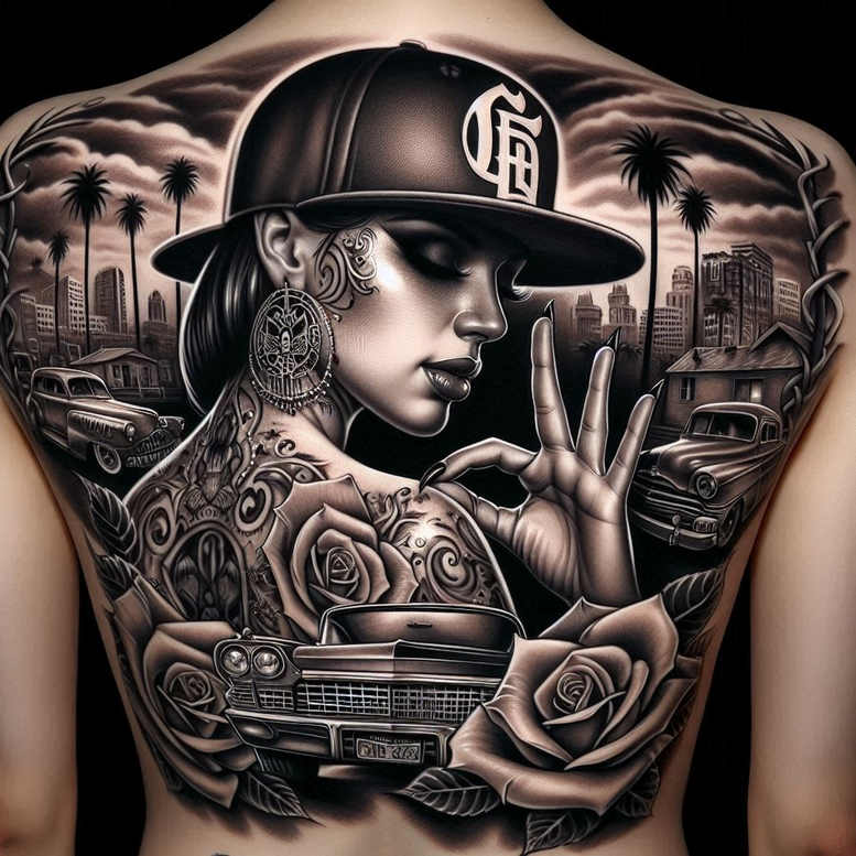 light-geometric-patterns – tattoo design ideas free ai generated – clear-cut – for-upper-arm – Gallery: other-delicate-inkby-ai