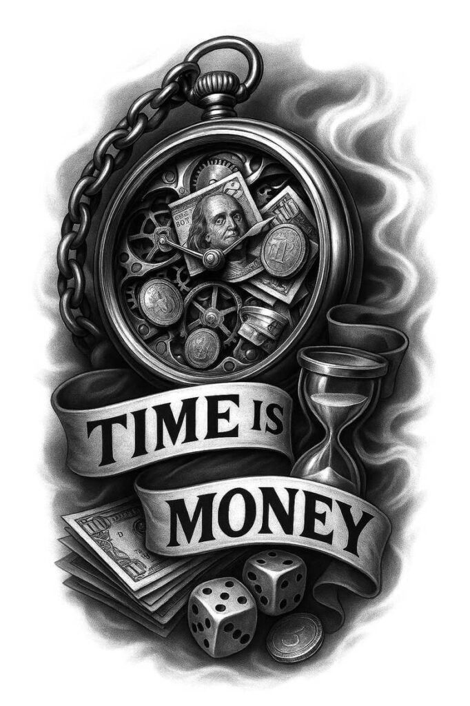 hobby – tattoo design ideas free ai generated – realism-emotional-depth – for-knee – Gallery: other-hobby-inkby-ai