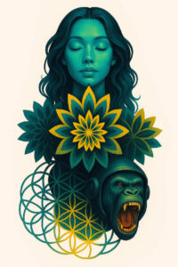 pattern-tattoo-design – tattoo design ideas free ai generated – bold-blacks – for-lower-chest – Gallery: pattern-inkby-ai