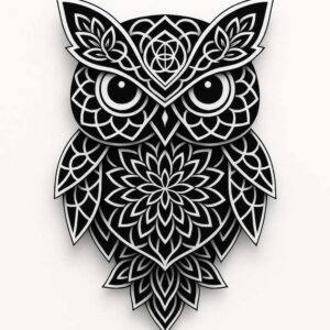 pattern-tattoo-design – tattoo design ideas free ai generated – circular-motif – for-calf – Gallery: pattern-inkby-ai