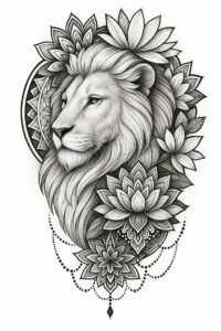 pattern-tattoo-design – tattoo design ideas free ai generated – dot-shading – for-arm – Gallery: pattern-inkby-ai