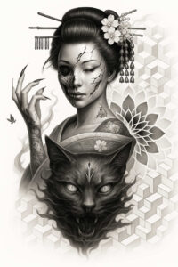 pattern-tattoo-design – tattoo design ideas free ai generated – flash-sheet – for-hip – Gallery: pattern-inkby-ai