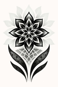 pattern-tattoo-design – tattoo design ideas free ai generated – fractal-pattern – for-elbow – Gallery: pattern-inkby-ai