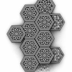 pattern-tattoo-design – tattoo design ideas free ai generated – geometric-cluster – for-side-torso – Gallery: pattern-inkby-ai