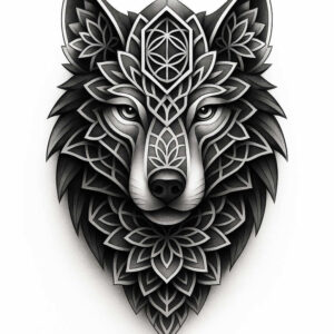 pattern-tattoo-design – tattoo design ideas free ai generated – geometric-pattern – for-lower-leg – Gallery: pattern-inkby-ai