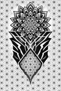 pattern-tattoo-design – tattoo design ideas free ai generated – prism – for-side-torso – Gallery: pattern-inkby-ai
