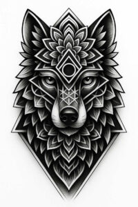 pattern-tattoo-design – tattoo design ideas free ai generated – solid-fill – for-lower-back – Gallery: pattern-inkby-ai