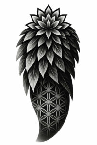 pattern-tattoo-design – tattoo design ideas free ai generated – twin-lines – for-toe – Gallery: pattern-inkby-ai