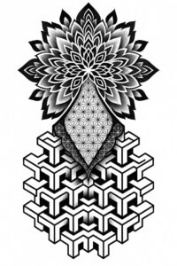 pattern tattoo design ideas meditative art complex meaning determination