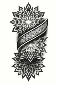 pattern tattoo design ideas ornate natural for upper arm