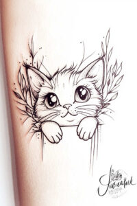 pets-tattoo-ideas – tattoo design ideas free ai generated – abstract – for-side-torso – Gallery: pets-inkby-ai