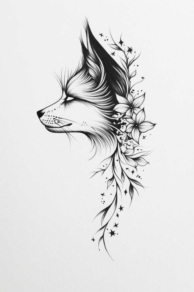 pets-tattoo-ideas – tattoo design ideas free ai generated – clean-stroke – for-collarbone – Gallery: pets-inkby-ai