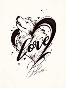 pets-tattoo-ideas – tattoo design ideas free ai generated – clear-cut – for-ankle – Gallery: pets-inkby-ai
