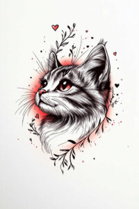 pets-tattoo-ideas – tattoo design ideas free ai generated – concise – for-shoulder – Gallery: pets-inkby-ai