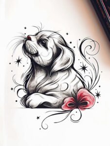 pets-tattoo-ideas – tattoo design ideas free ai generated – dainty – for-wrist – Gallery: pets-inkby-ai