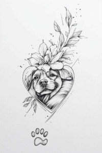 pets-tattoo-ideas – tattoo design ideas free ai generated – discreet-ink – for-toe – Gallery: pets-inkby-ai