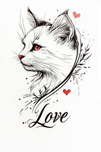 pets-tattoo-ideas – tattoo design ideas free ai generated – dotwork – for-toe – Gallery: pets-inkby-ai