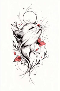 pets-tattoo-ideas – tattoo design ideas free ai generated – fine-dot – for-foot – Gallery: pets-inkby-ai