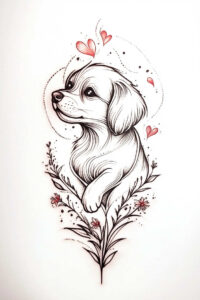pets-tattoo-ideas – tattoo design ideas free ai generated – lightweight – for-side – Gallery: pets-inkby-ai