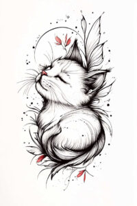 pets-tattoo-ideas – tattoo design ideas free ai generated – micro-tattoo – for-palm – Gallery: pets-inkby-ai