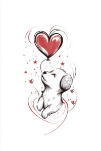 pets-tattoo-ideas – tattoo design ideas free ai generated – minimalist-script – for-arm – Gallery: pets-inkby-ai
