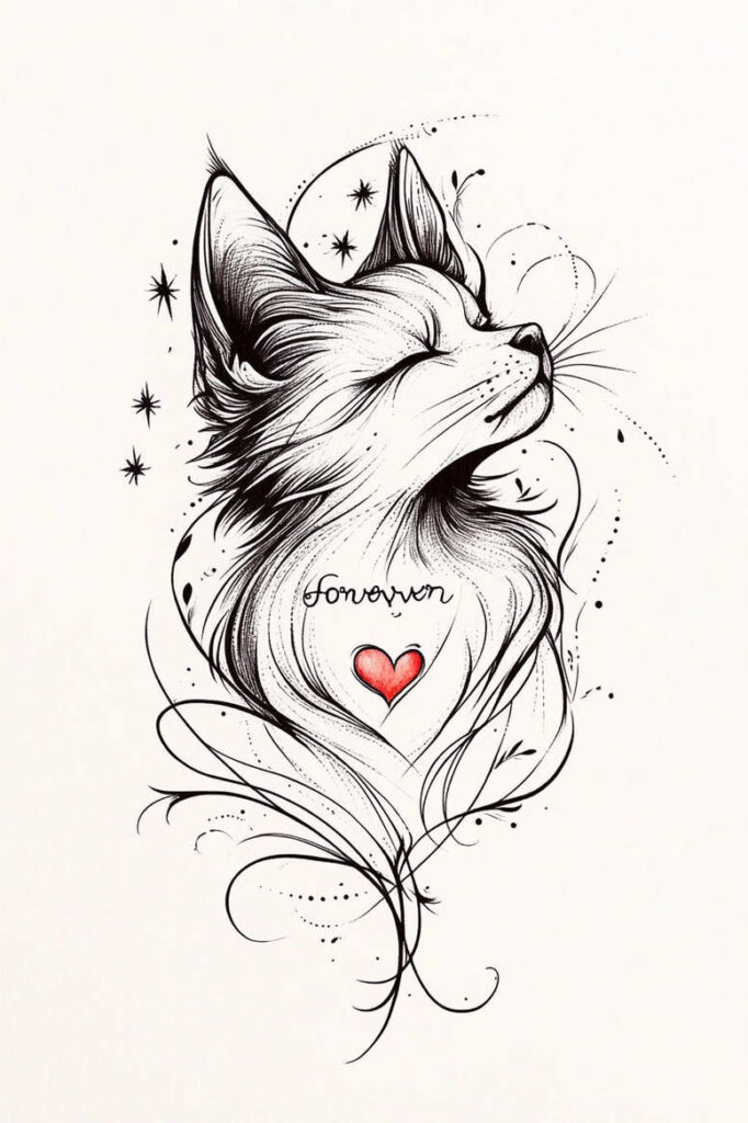 pets-tattoo-ideas – tattoo design ideas free ai generated – modest – for-arm – Gallery: pets-inkby-ai