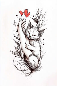 pets-tattoo-ideas – tattoo design ideas free ai generated – nonintrusive – for-wrist – Gallery: pets-inkby-ai