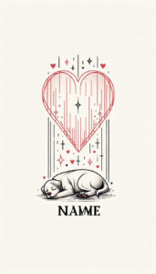 pets-tattoo-ideas – tattoo design ideas free ai generated – plain-tattoo – for-heel – Gallery: pets-inkby-ai
