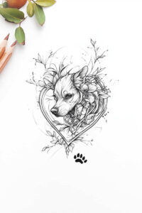 pets-tattoo-ideas – tattoo design ideas free ai generated – precise – for-forearm – Gallery: pets-inkby-ai