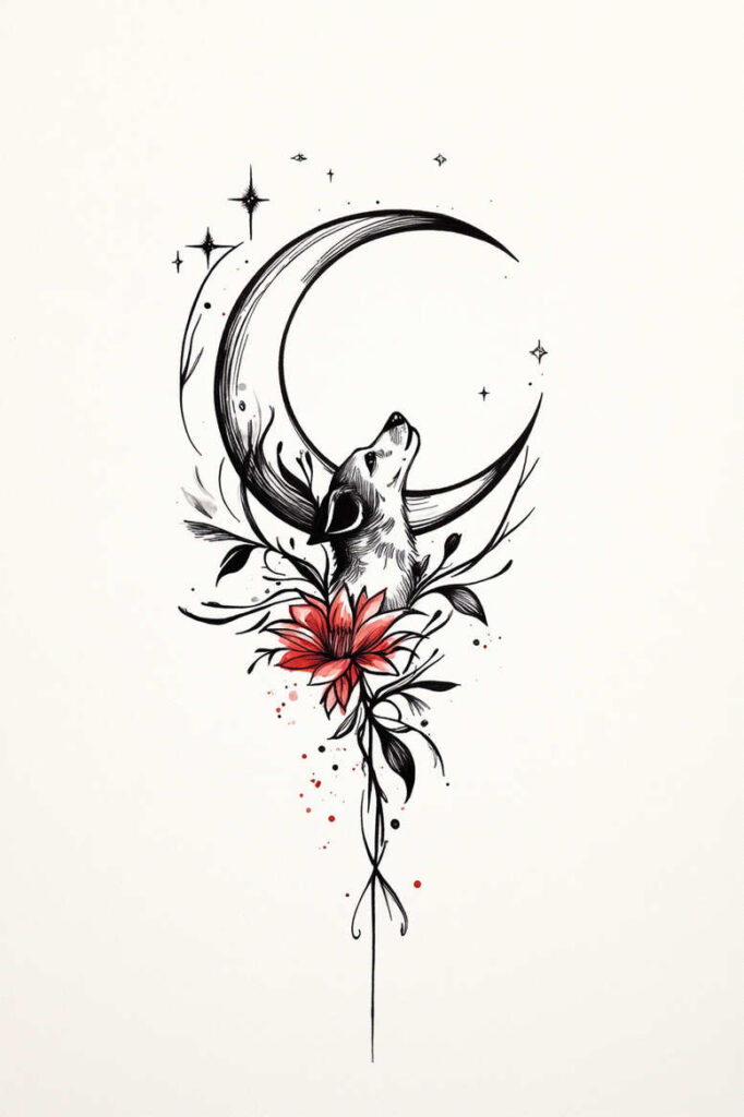 pets-tattoo-ideas – tattoo design ideas free ai generated – pure-shape – for-sternum – Gallery: pets-inkby-ai