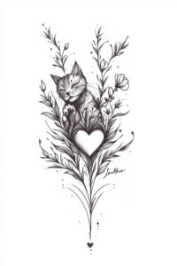 pets-tattoo-ideas – tattoo design ideas free ai generated – slender – for-abdomen – Gallery: pets-inkby-ai