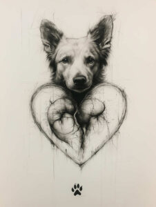 pets-tattoo-ideas – tattoo design ideas free ai generated – soft-touch – for-back-shoulder – Gallery: pets-inkby-ai