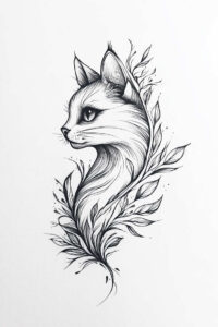 pets-tattoo-ideas – tattoo design ideas free ai generated – tiny-detail – for-shin – Gallery: pets-inkby-ai