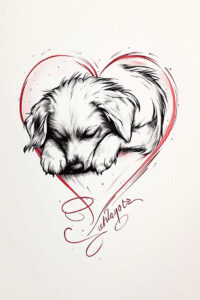 pets-tattoo-ideas – tattoo design ideas free ai generated – understated – for-elbow – Gallery: pets-inkby-ai