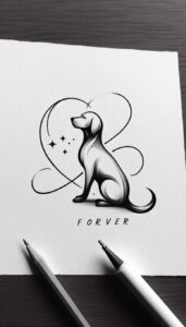 pets-tattoo-ideas – tattoo design ideas free ai generated – unembellished – for-full-back – Gallery: pets-inkby-ai