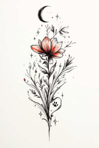 pets tattoo design ideas bold texture cat for nape
