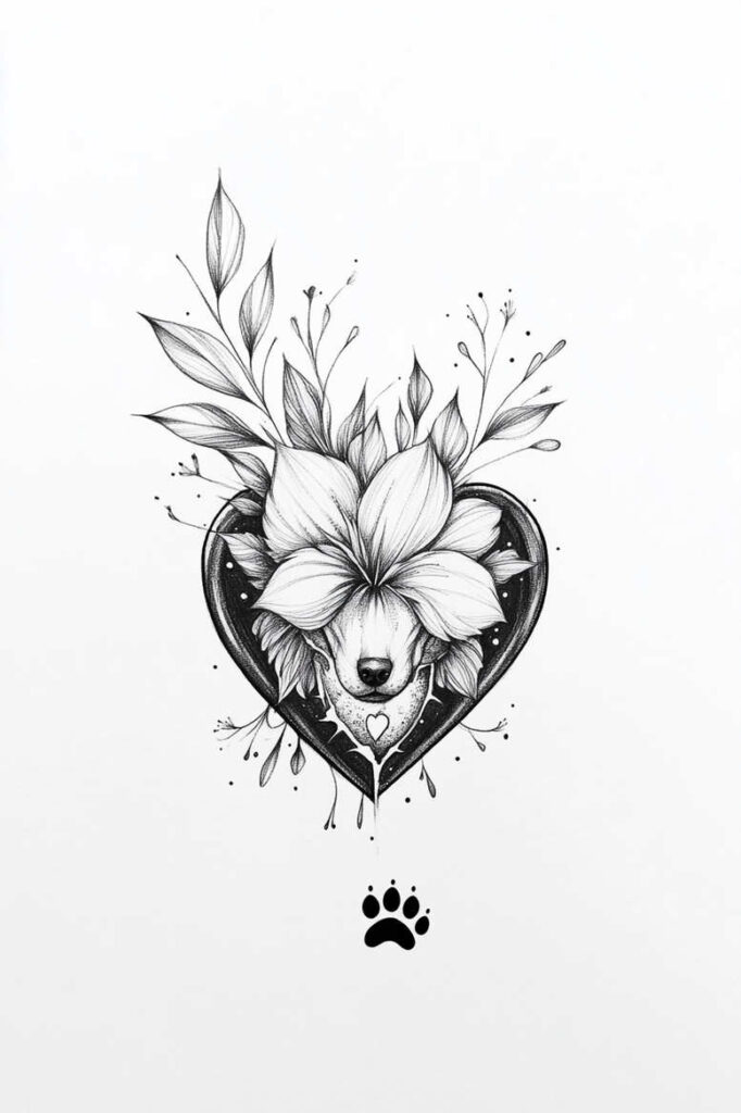 pets tattoo design ideas classic motifs delicate for stomach