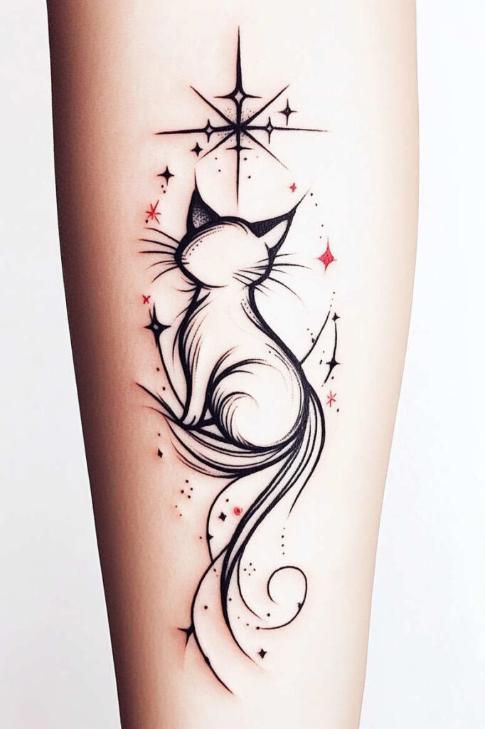 pets tattoo design ideas deep blacks detailed fur represents strength