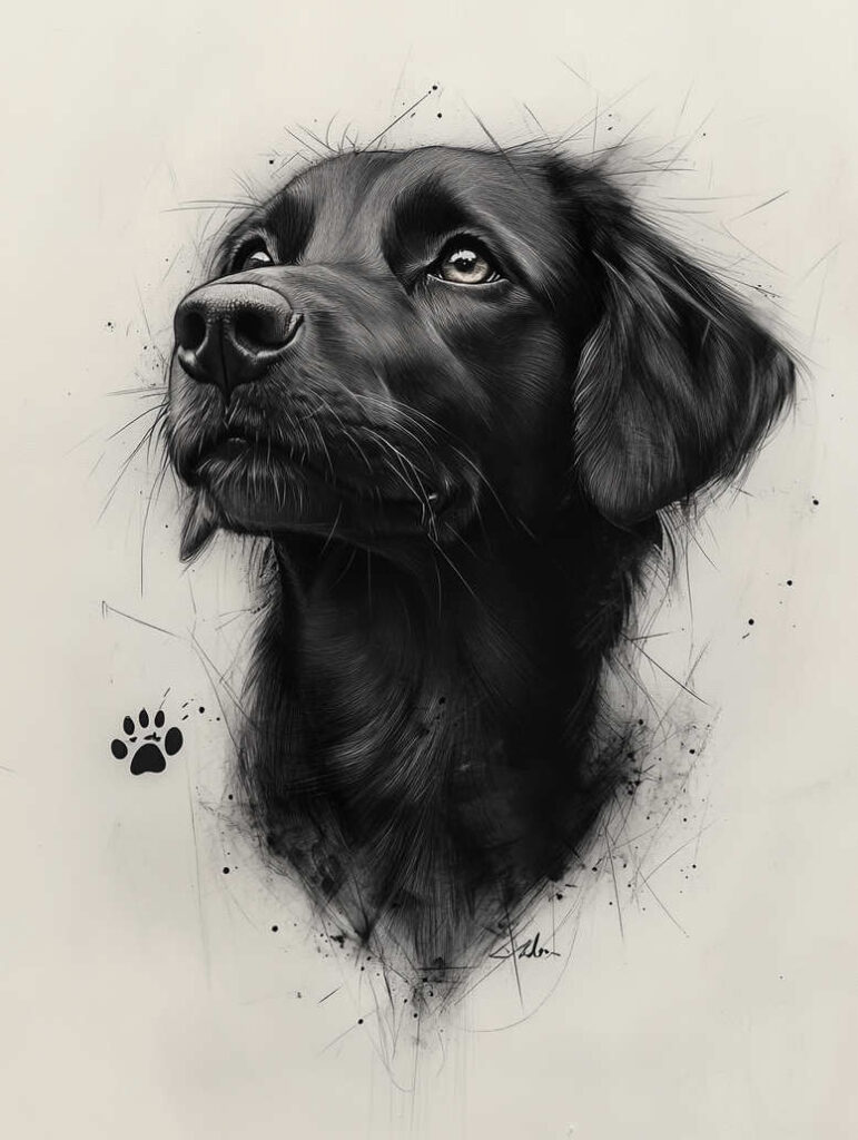 pets tattoo design ideas Surrealism timeless devotion courage and power
