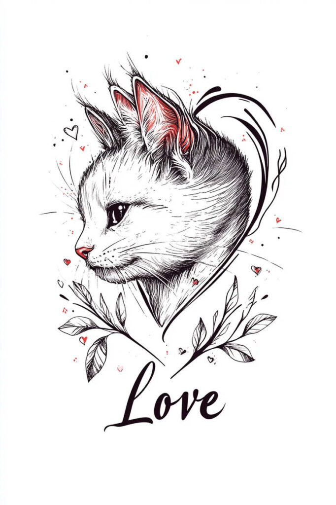 pets tattoo design ideas bold highlights expressive symbolising determination
