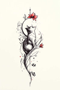 pets tattoo design ideas close-up friendly embodying courage