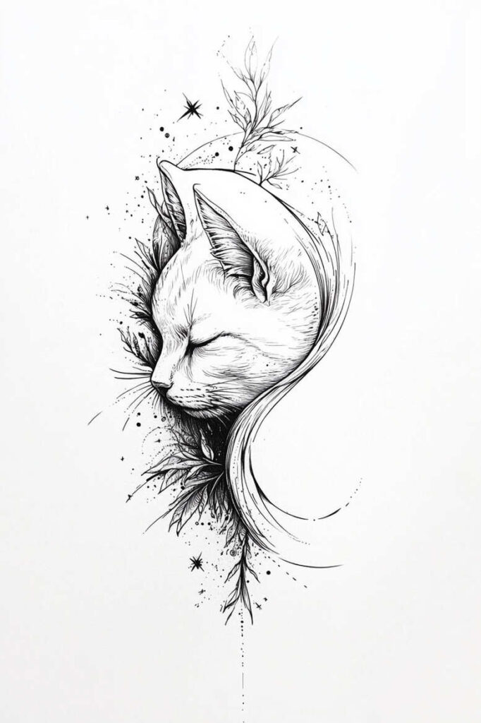 pets tattoo design ideas depth perception friendly eyes for neck