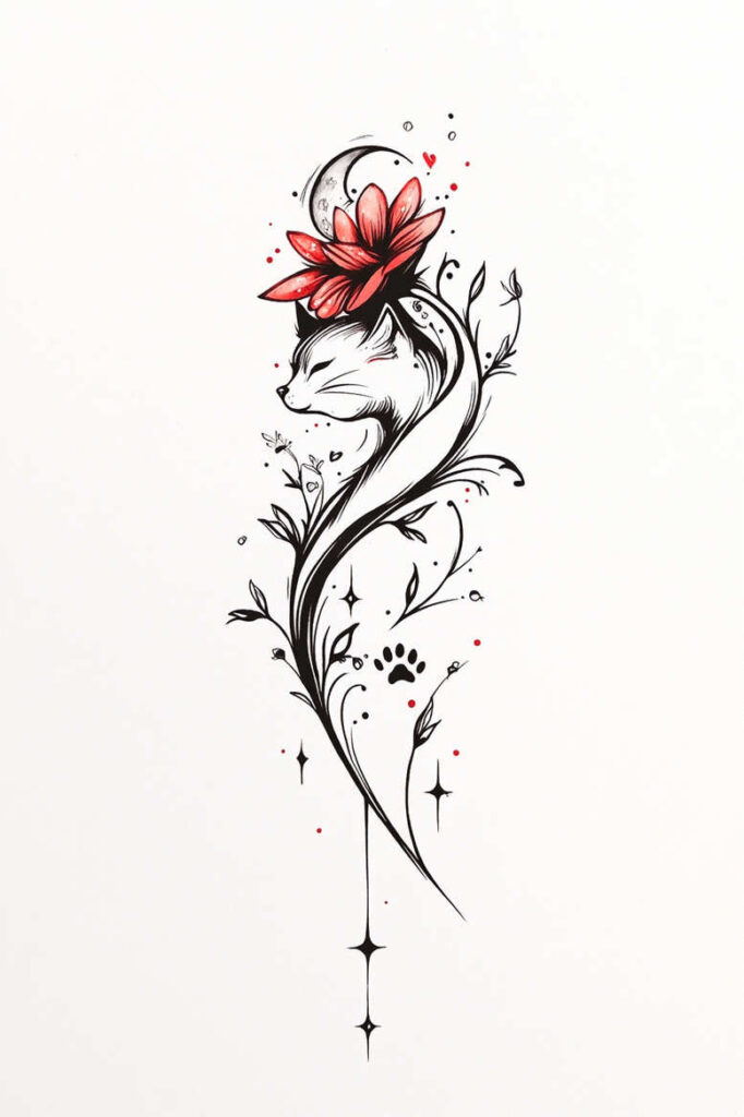pets tattoo design ideas low-key friendly eyes symbol of strength