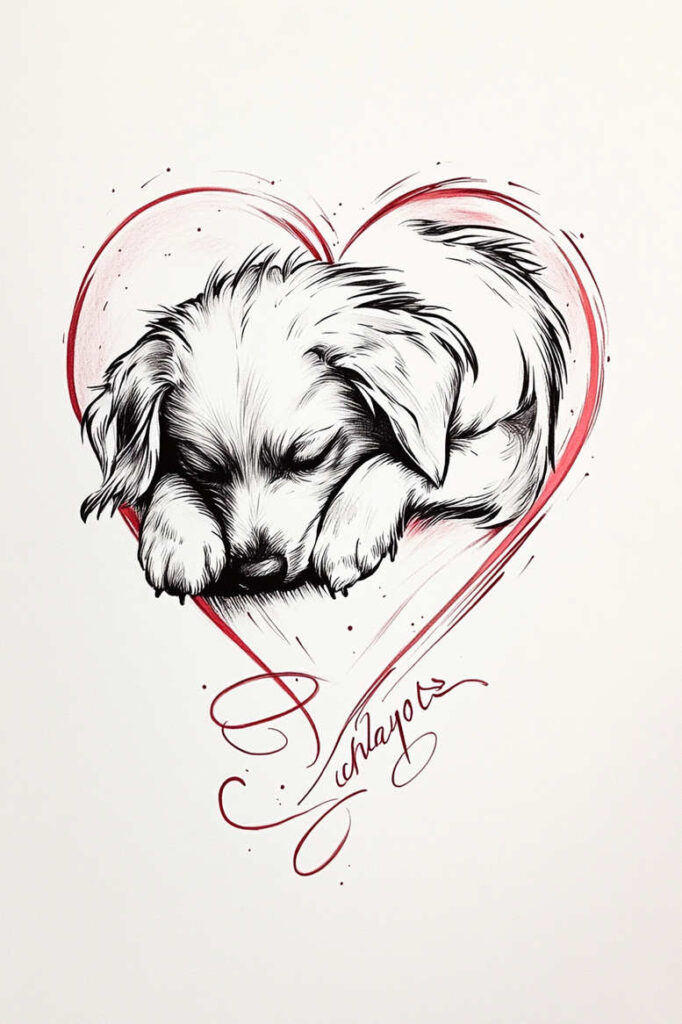 pets tattoo design ideas minimalist friendly represents strength
