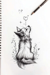 pets tattoo design ideas textured shading friendly stands for endurance