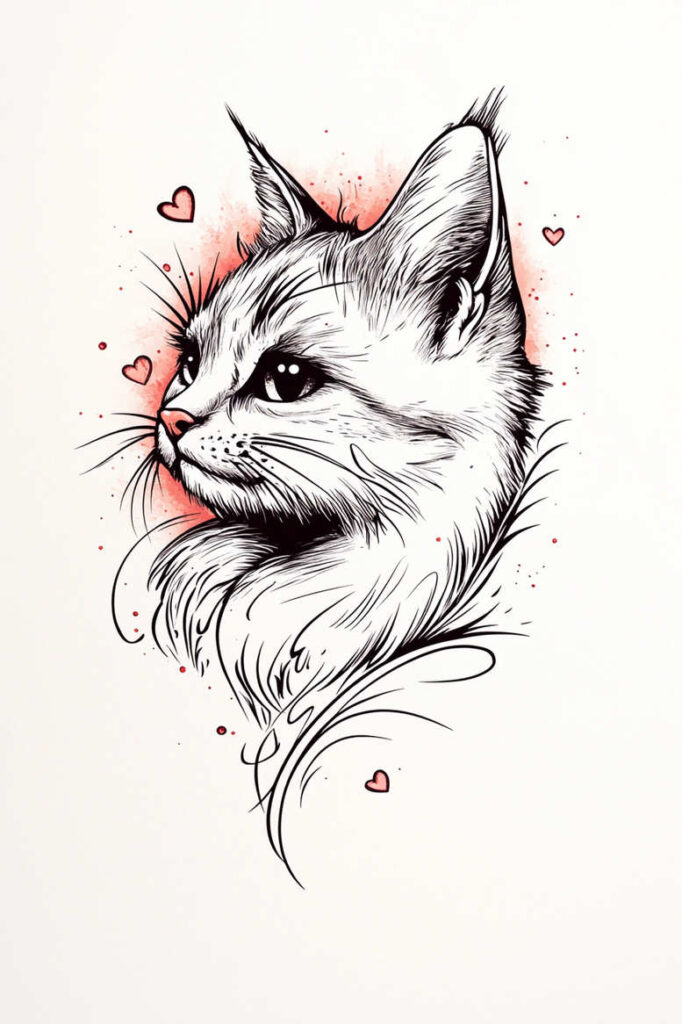 pets tattoo design ideas ethereal textures loyal symbolising courage