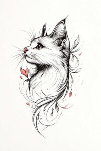 pets tattoo design ideas Realism living skin natural details for ankle