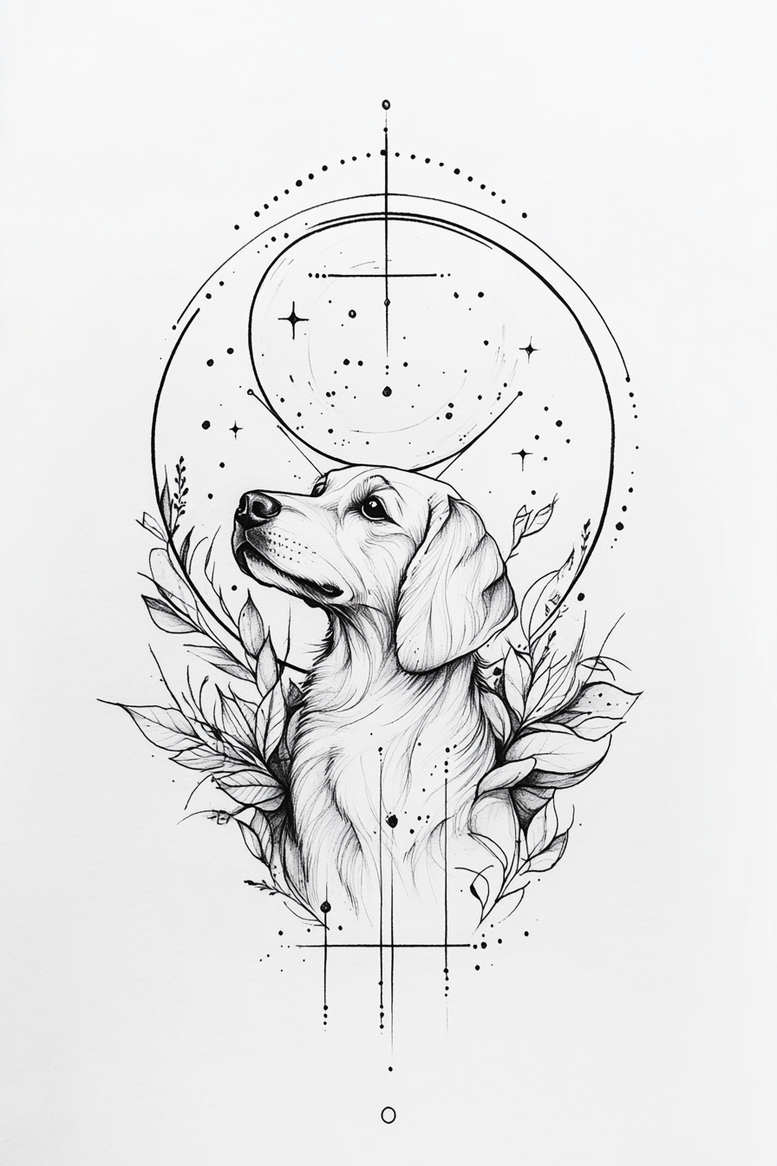 pets tattoo design ideas Realism crisp detail natural details for upper shoulder