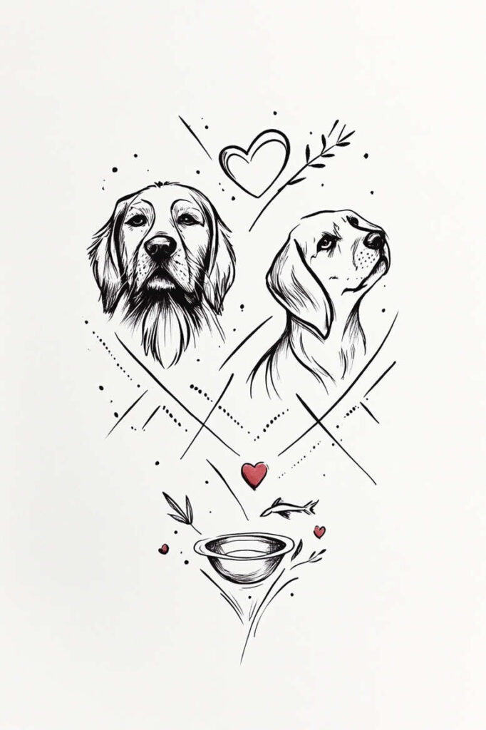 pets tattoo design ideas decorative detail natural details represents endurance