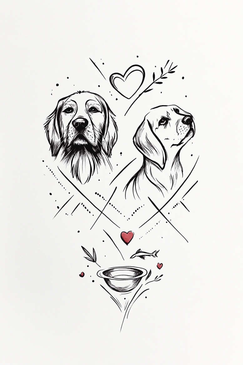 pets tattoo design ideas decorative detail natural details represents endurance
